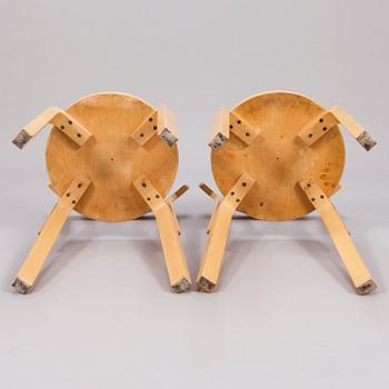 ALVAR AALTO, tuoleja, 5 kpl, malli 68, Artek, 1900-luvun loppu.