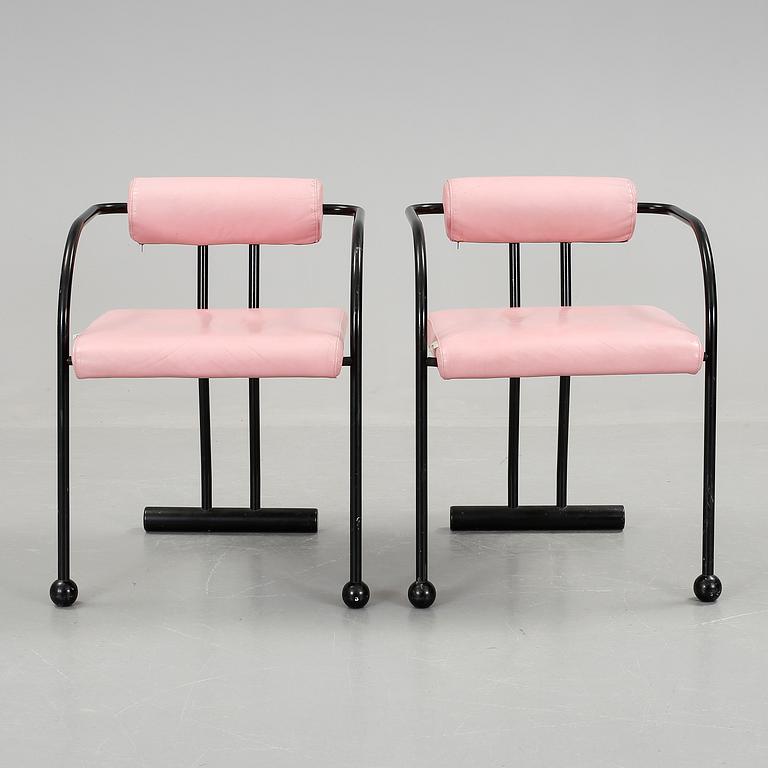 KARMSTOLAR, ett par, Bik Bok Casa och Ekornes Designteam, 1980-tal.