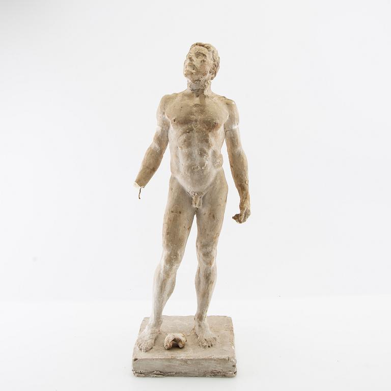 Nils Möllerberg, sculpture Standing Naked Youth.