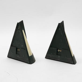A pair pf wall lamps, second half of the 20th century.