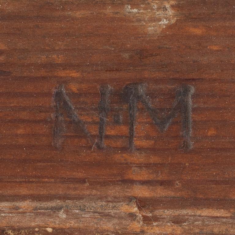 SPEGEL, av Nils Meunier (mästare i Stockholm 1754-1797). Gustaviansk.