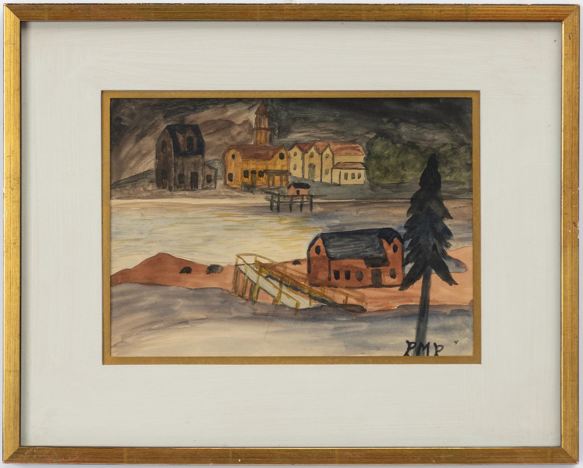 Primus Mortimer Pettersson, Warehouse by the canal.