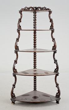 HÖRNHYLLA, nyrokoko, 1800-tal.