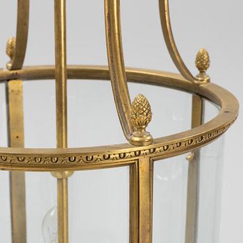 A brass lantern, second half of the 19th Century.