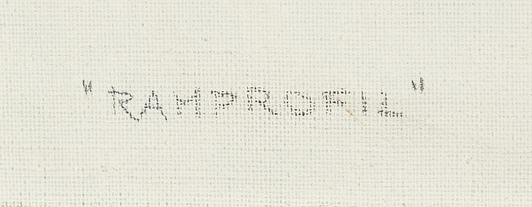 Nils Kölare,  oil on canvas, signed and dated -75 verso.