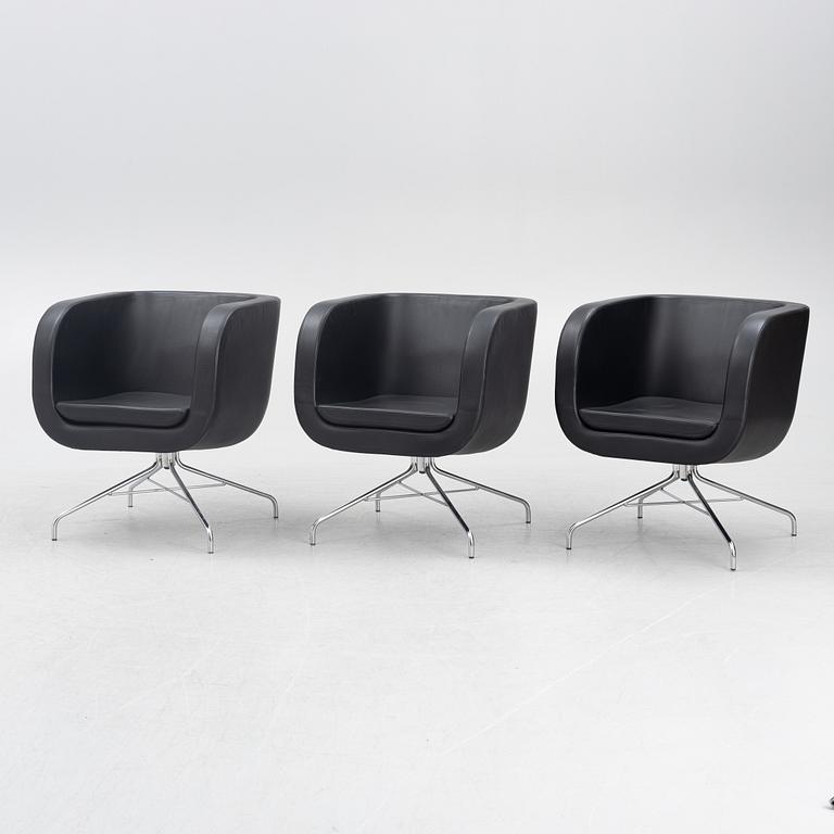 Alexander Lervik, fåtöljer, 3 st, modell F271, Scandiform.