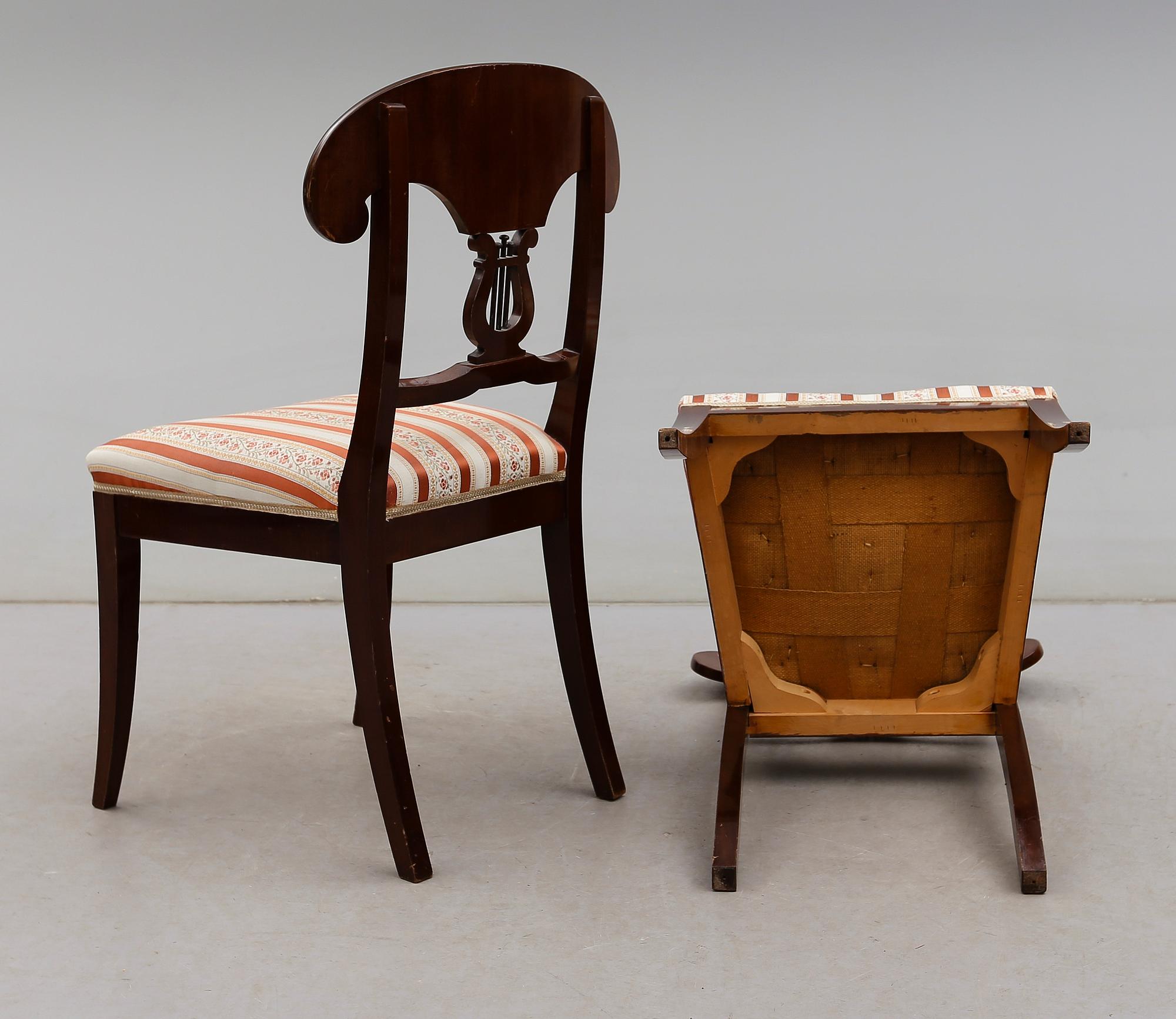 STOLAR, 4 st, Karl Johan-stil, 1900-talets första hälft.