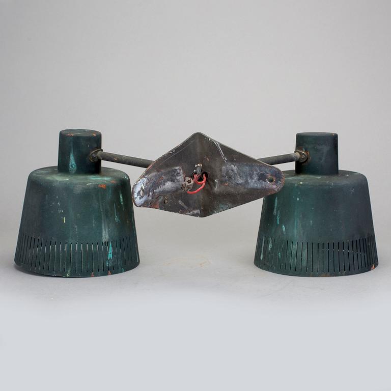 VÄGGLAMPA, 1900-talets mitt.