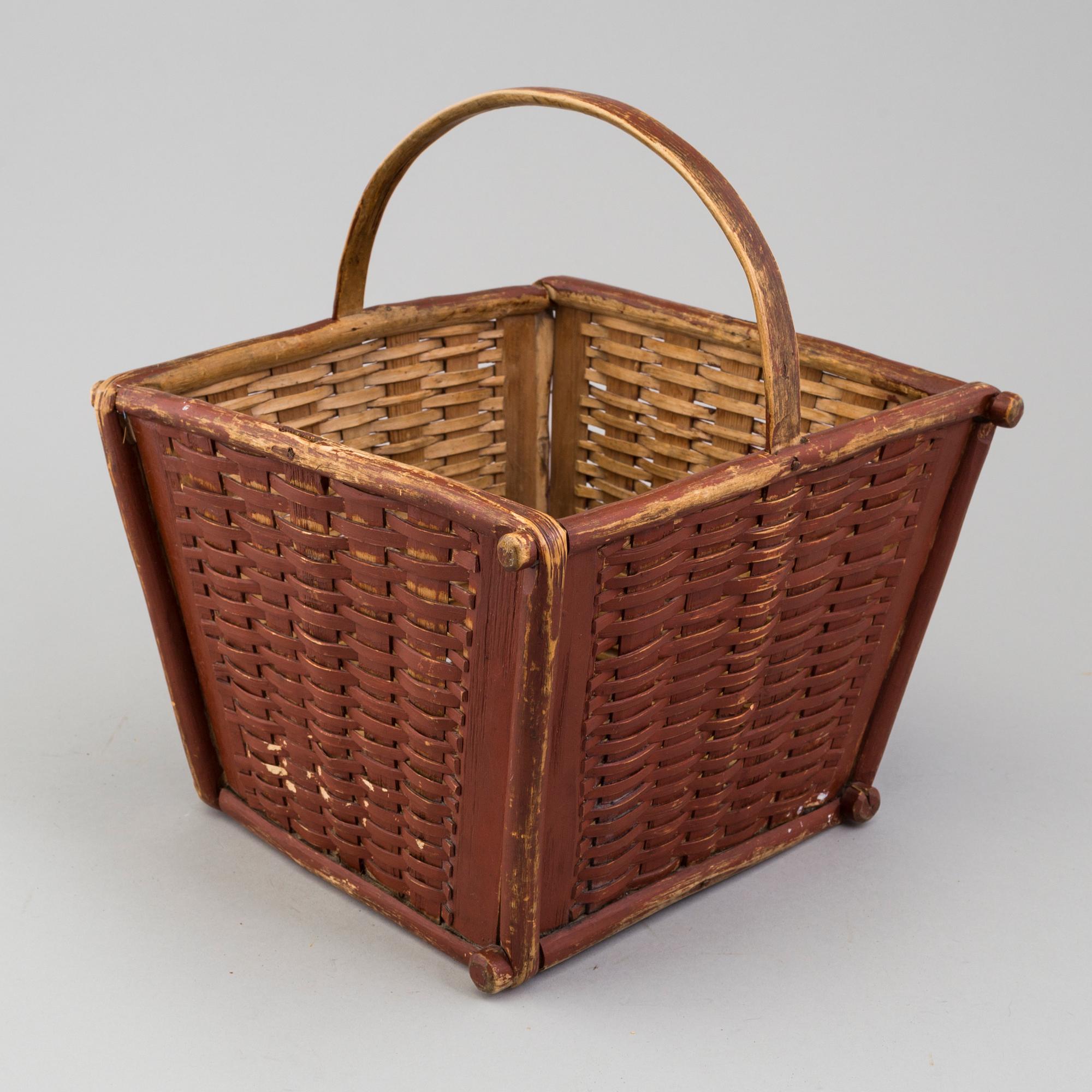 a basket from the 19th century.