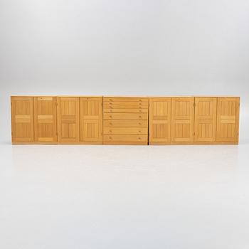 Mogens Koch, moduler, 5 st, "Byggereolen", Rud Rasmussens Snedkerier. Danmark.