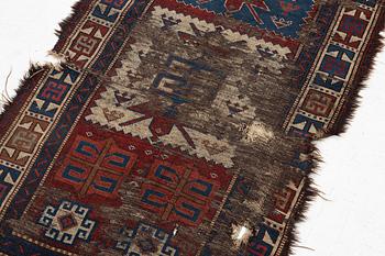 A, antique Shavak fragment, Tunceli region, eastern Anatolia, approx. 270 x 95 cm.