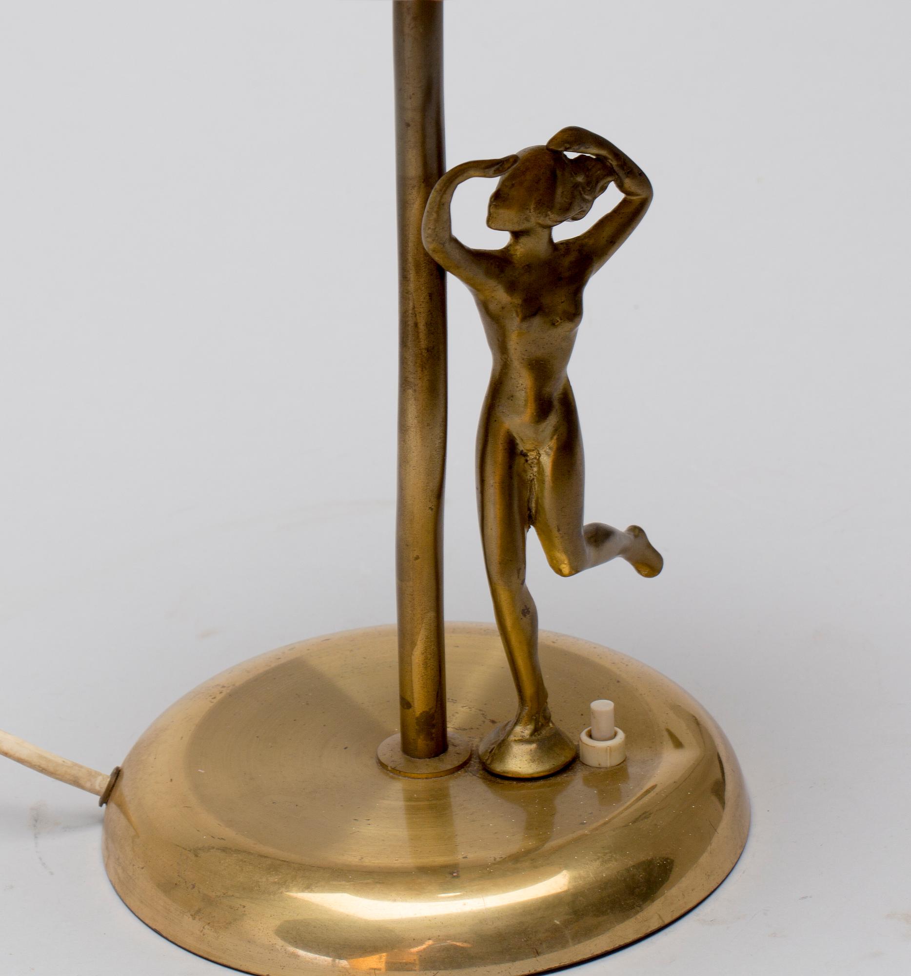 BORDSLAMPA, art deco. 1900-talets första hälft.