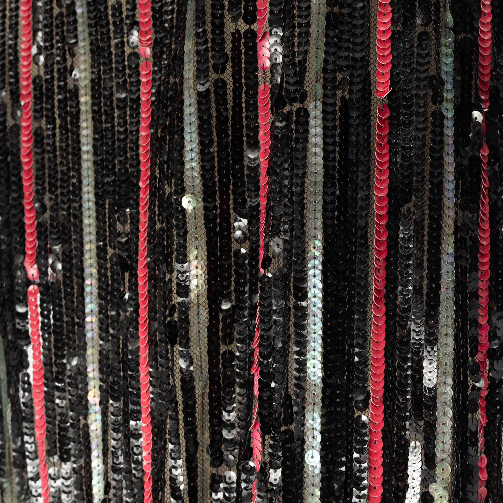 A 1920's sequin embroidered dress.