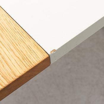 A contemporary dining table.