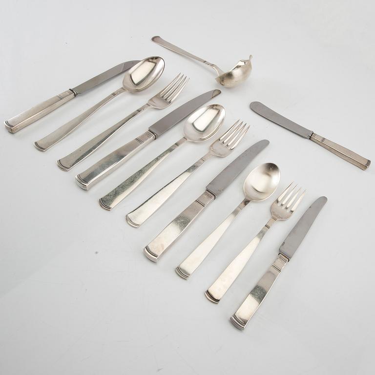 Cutlery approx. 144 pcs "Rosenholm" GAB Stockholm 1960s.