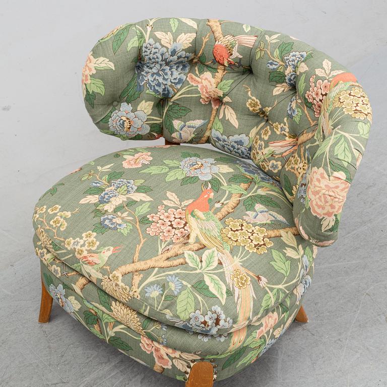 A 'Schulz' easy chairs by Otto Schulz for JIO, mid 20th Century.