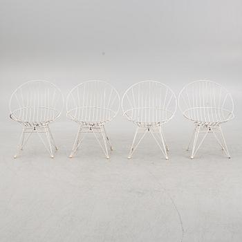 Cees Braakman, a set of 4 chairs, Pastoe, Netherlands, second half of the 20th century.