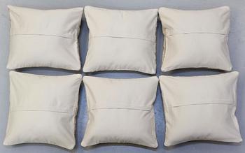 SIX KILIM CUSHIONS, AROUND 50 x 52 cm.