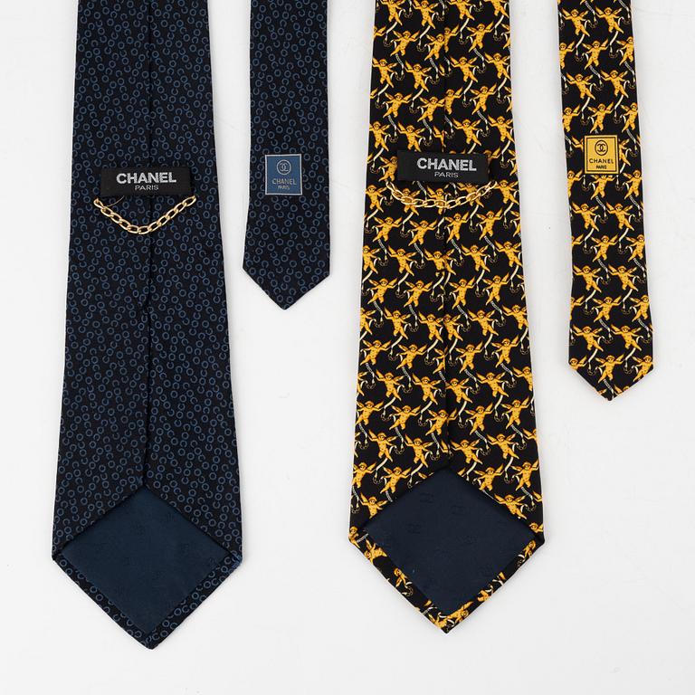 Chanel, ties, 2 pcs.