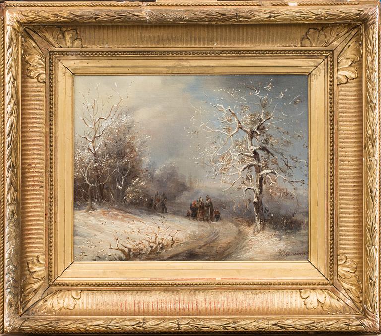 PER WICKENBERG, oljemålning på duk, signerad.