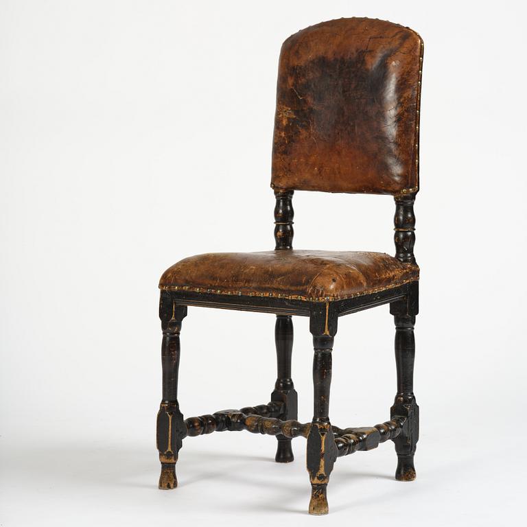 A Swedish baroque 'judge's' chair, circa 1700 / early 18th century.