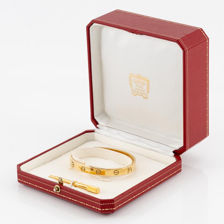 A Cartier bracelet "Love" 18K gold.