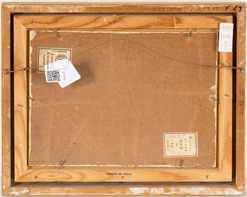 OSKAR BERGMAN,oil on panel, signed and dated 1949.