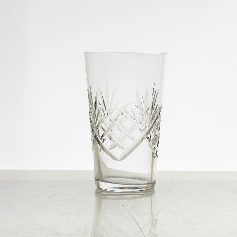 A 44-piece "Helga" glass service, Kosta, Sweden.