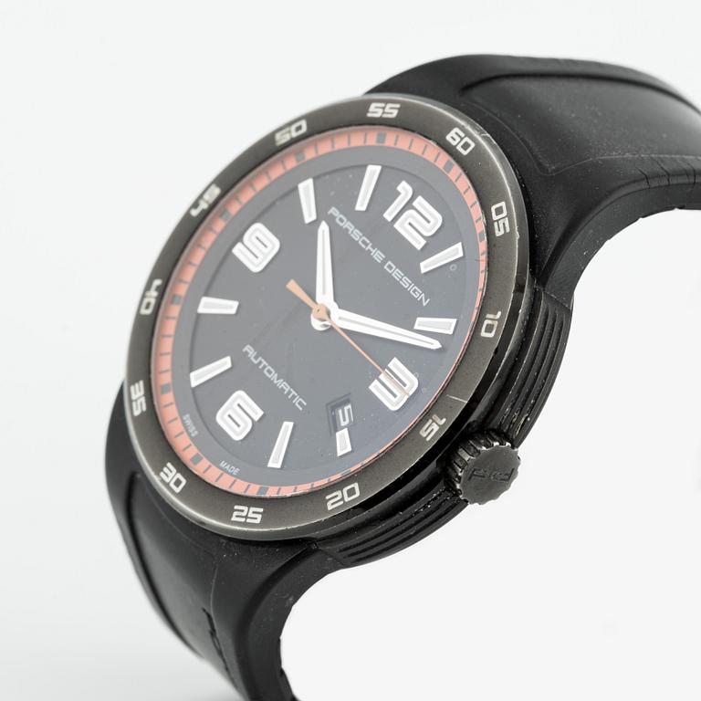 Porsche Design, Flat Six, wristwatch, 44 mm.