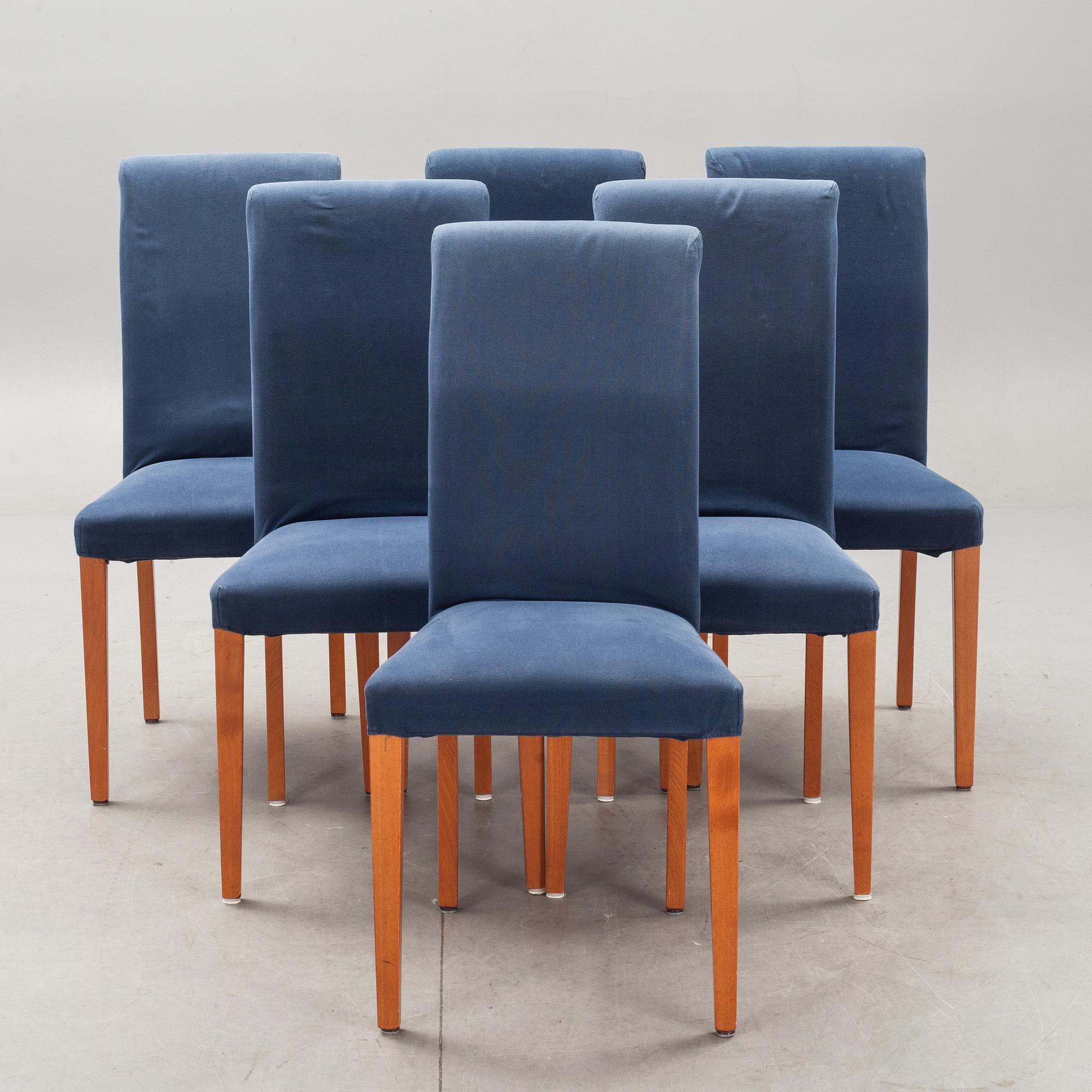 STOLAR, 6 st. Calligaris. Italien. 1900-talets slut.