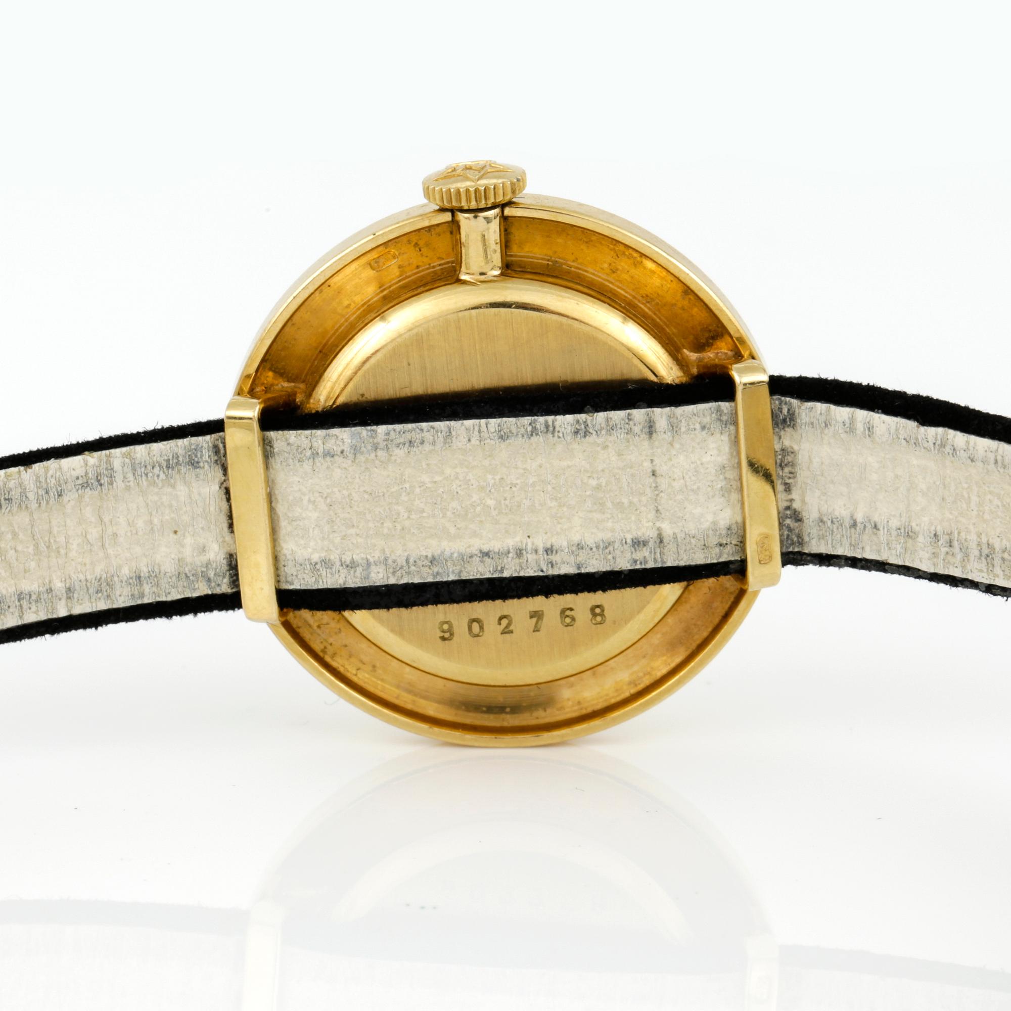2 ARMBANDSUR, en 18K guld, Zenith, Vikt 14,39 g (exkl bandet) samt en Cardinal, 14K guld med diamanter tot ca 0,06 ct.