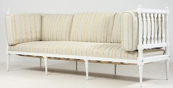 BANKETTSOFFA, gustaviansk stil, 1900-tal.