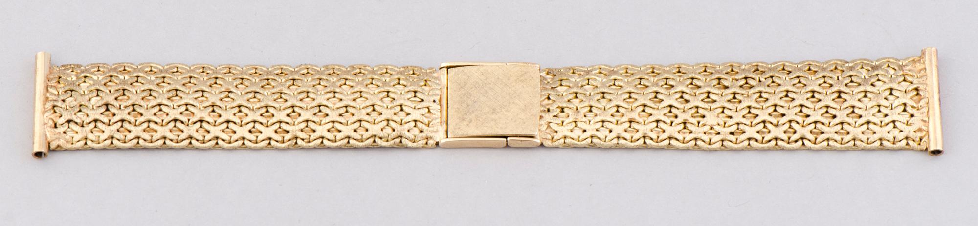 GULDLÄNK för ARMBANDSUR, 20 mm, 14K guld. Helsingfors 1969.