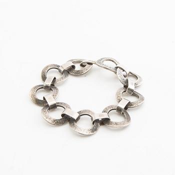 Bracelet, silver, 1970.