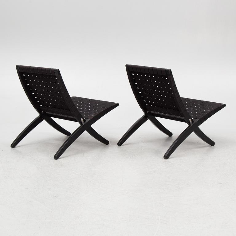 Morten Gøttler, armchairs, a pair, Cuba Chair, Carl Hansen, Denmark.