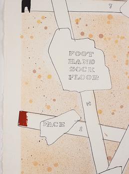 Jasper Johns, "Sketch from Untitled I".