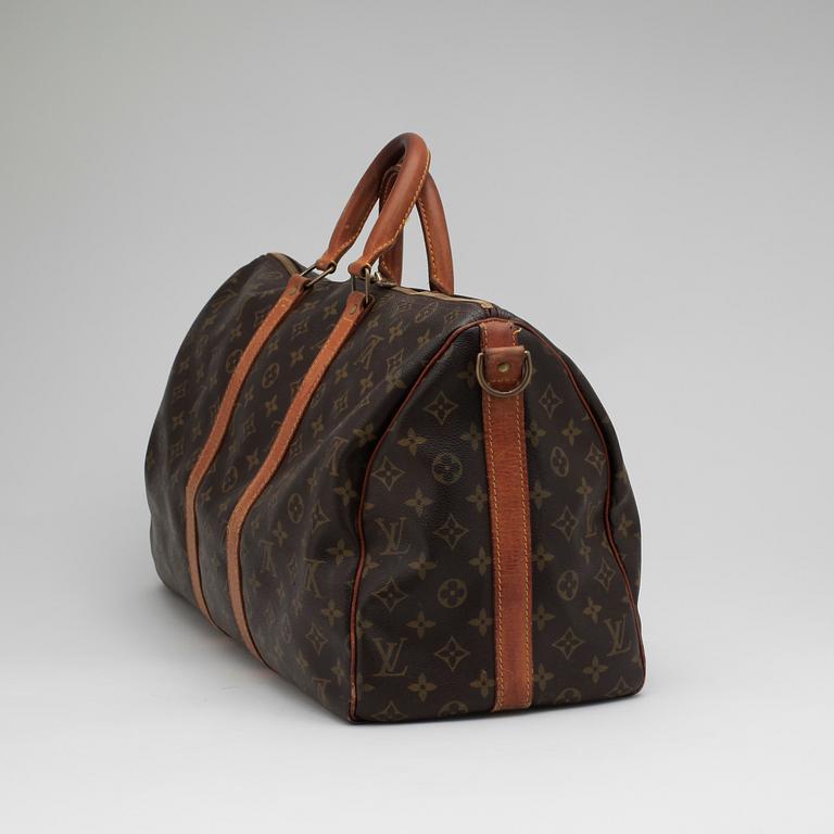 LOUIS VUITTON, a Monogram canvas "Keepall 45" bag.