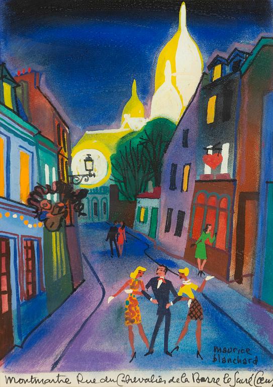 Maurice Blanchard, "Montmartre, Rue des Chevaliers".