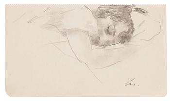 805. Lotte Laserstein, Sleeping Girl.