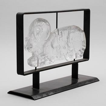 ERIK HÖGLUND, skulptur, glas, Boda.