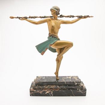 Skulptur, "La Danseuse au Thyrse", efter Pierre Le Faguays, 1900-tal.