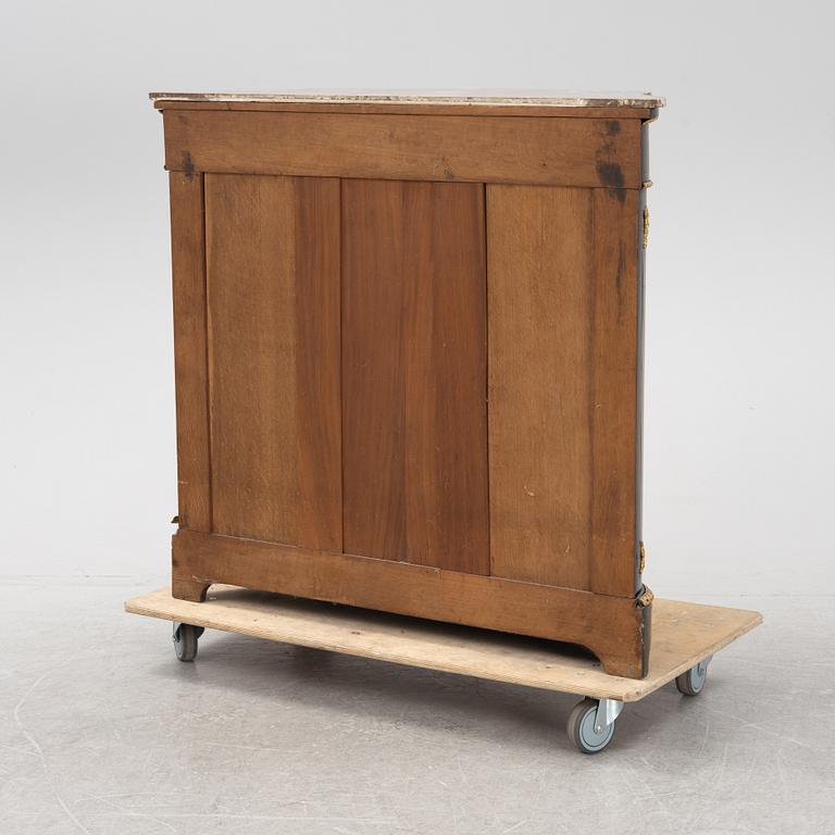 A Boulle style cabinet, the end of the 19th century.