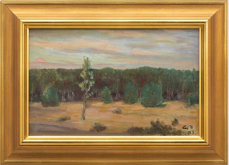 Georg Pauli, "Landskap i aftonstämning".