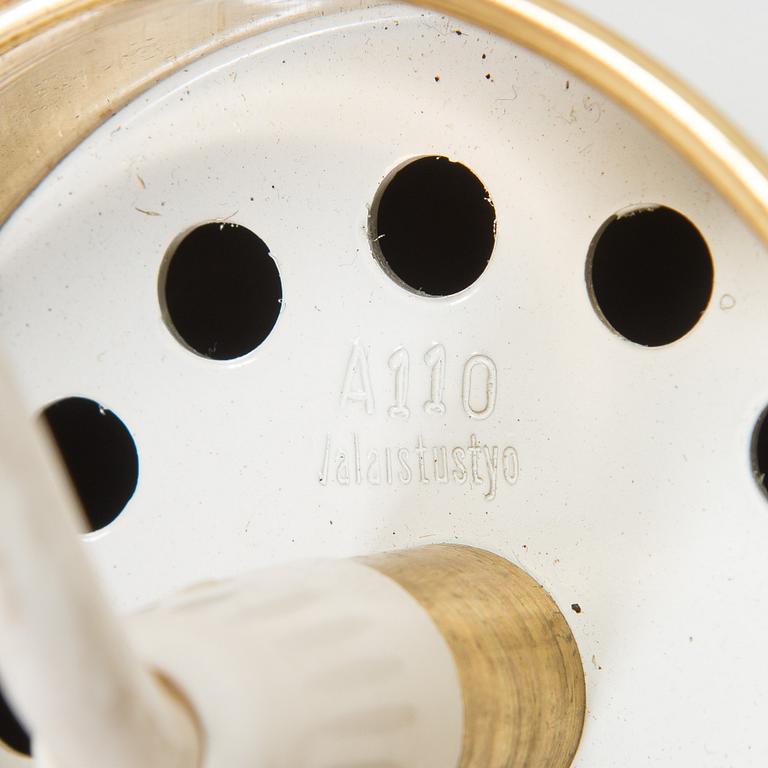 Alvar Aalto, taklampa, modell A110, Valaistustyö.