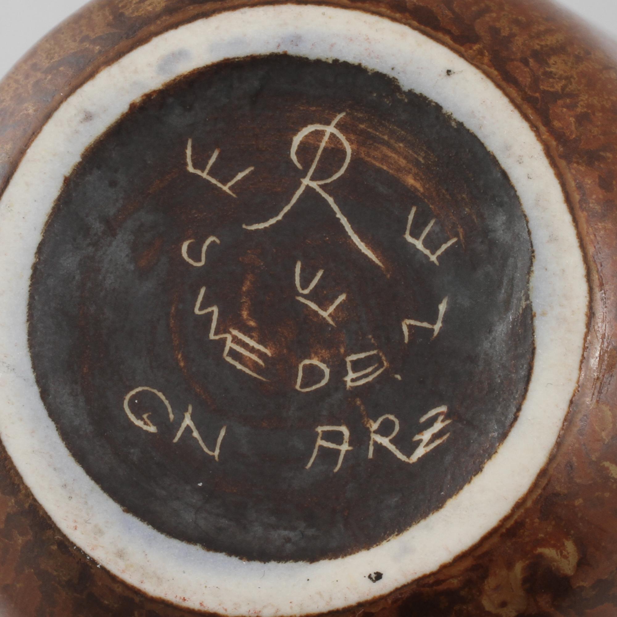 PARTI KERAMIK, 4 delar, C.H. Stålhane och Gunnar Nylund, Rörstrand, 1900-talets andra hälft.