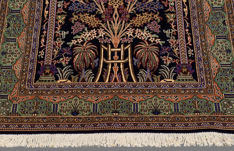 A RUG, Qum, around 160 x 110 cm.