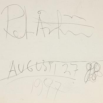 Peter Åström, acrylic on canvas, signed and dated 1997 verso.