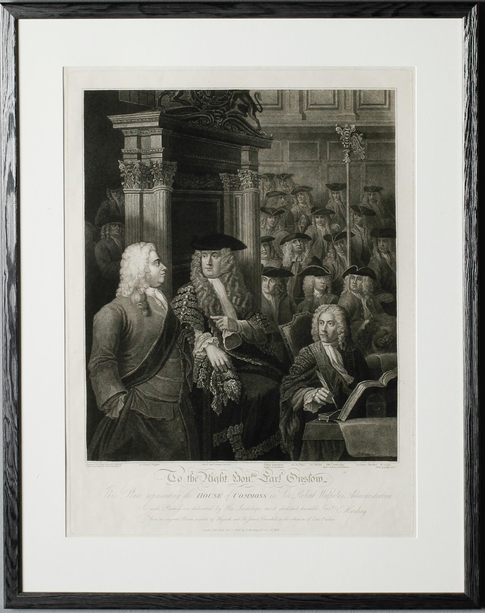 WILLIAM HOGARTH, efter, kopparstick, 1800-tal.