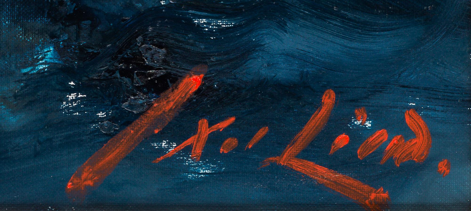 AXEL LIND, oil on canvas, signed.