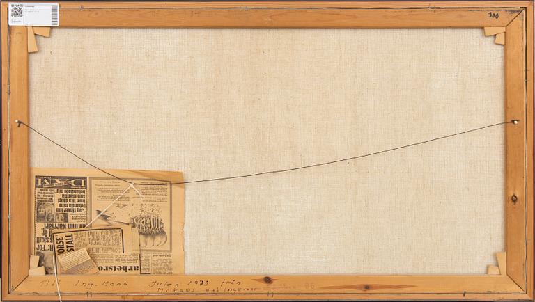 Lars Grönfelt, oil on canvas signed and dated 73.